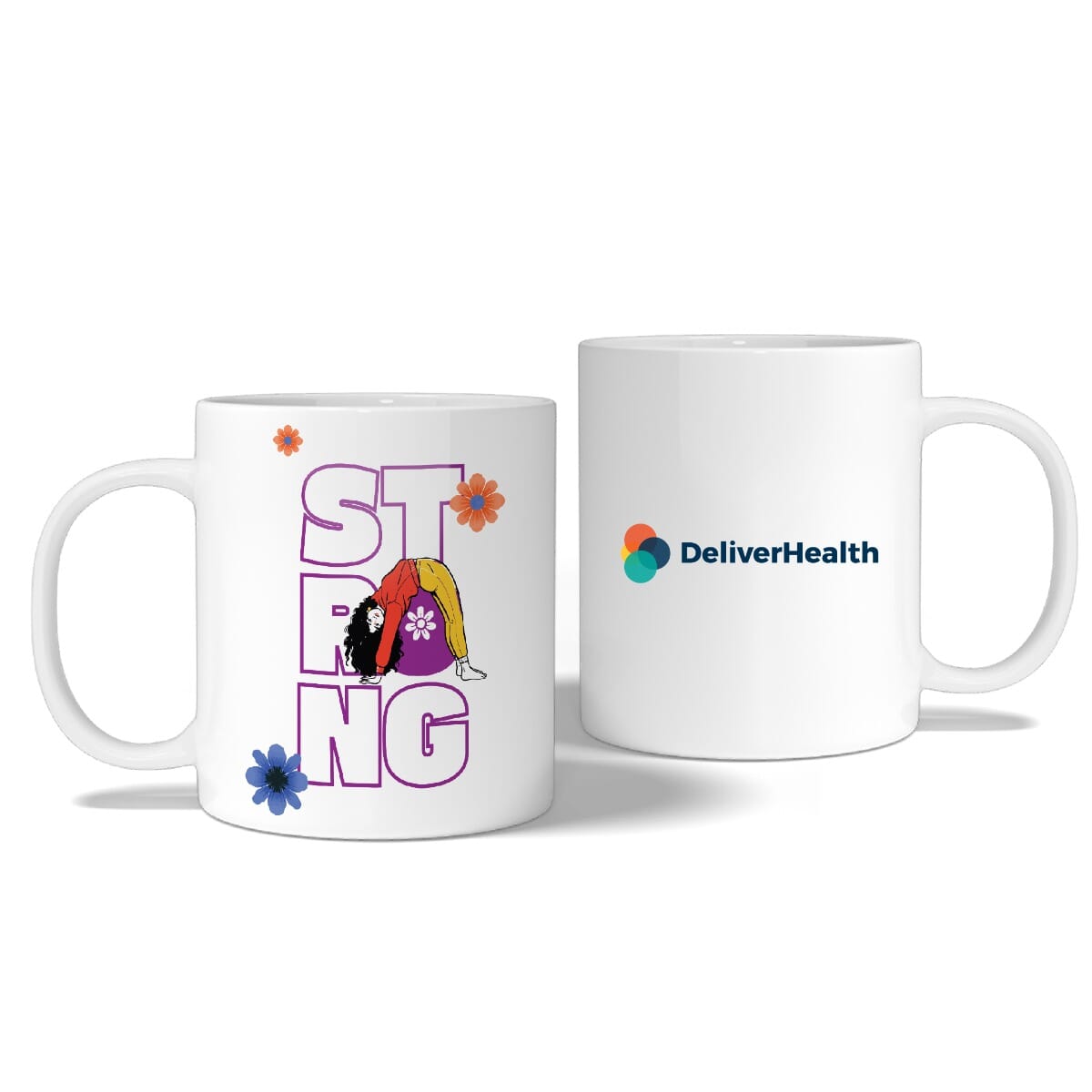 Strong Women Sublimation Mug- White